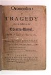 SOUTHERNE, THOMAS. Oroonoko: A Tragedy.  1696